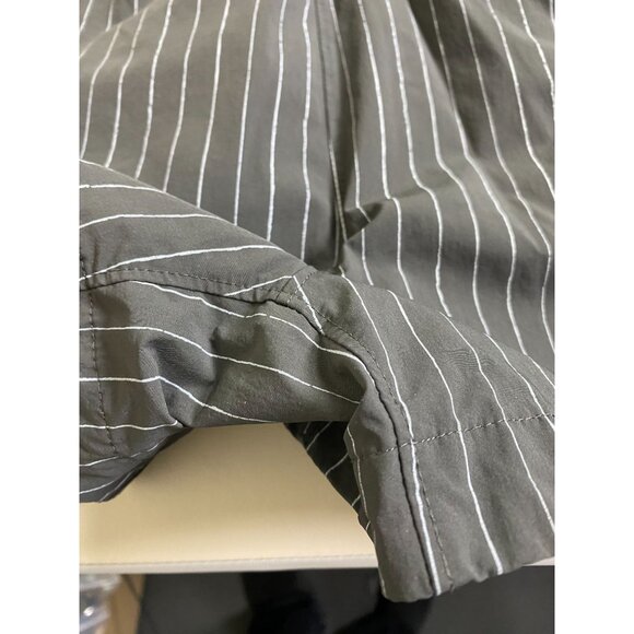 Mountain Hardwear Womens Gray Pinstripe Sleeveless Romper size Medium Outdoor - Picture 6 of 16